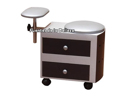 Banco Para Pedicure con Cajones Altura Ajustable