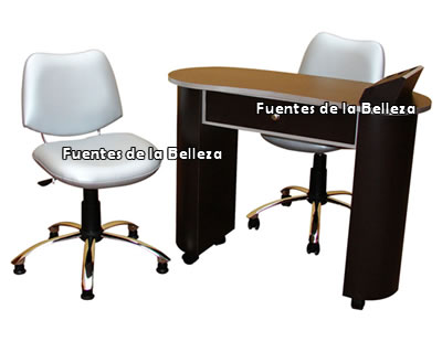 MUEBLES PARA MANICURE - SILLAS Y BANCOS PARA MANICURE Y APLICACION DE UÑAS  DE ACRILICO Y GEL